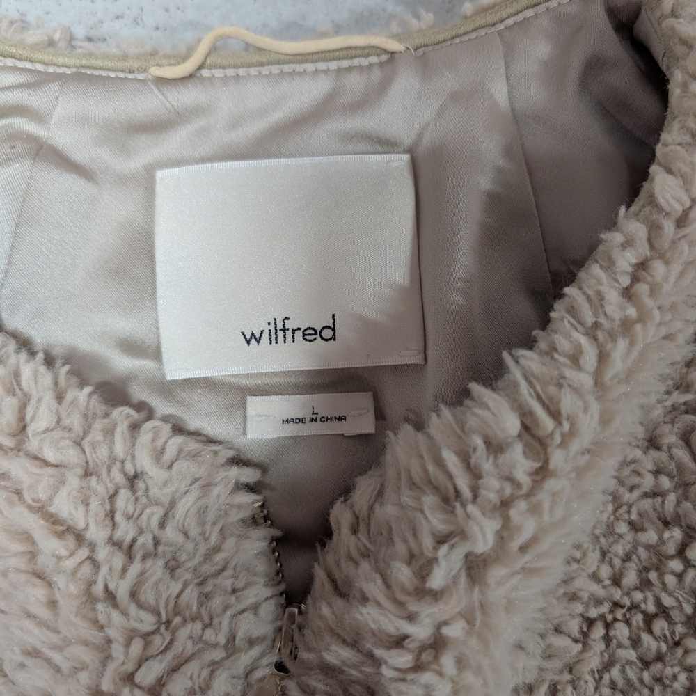 Beige Faux Fur Vest